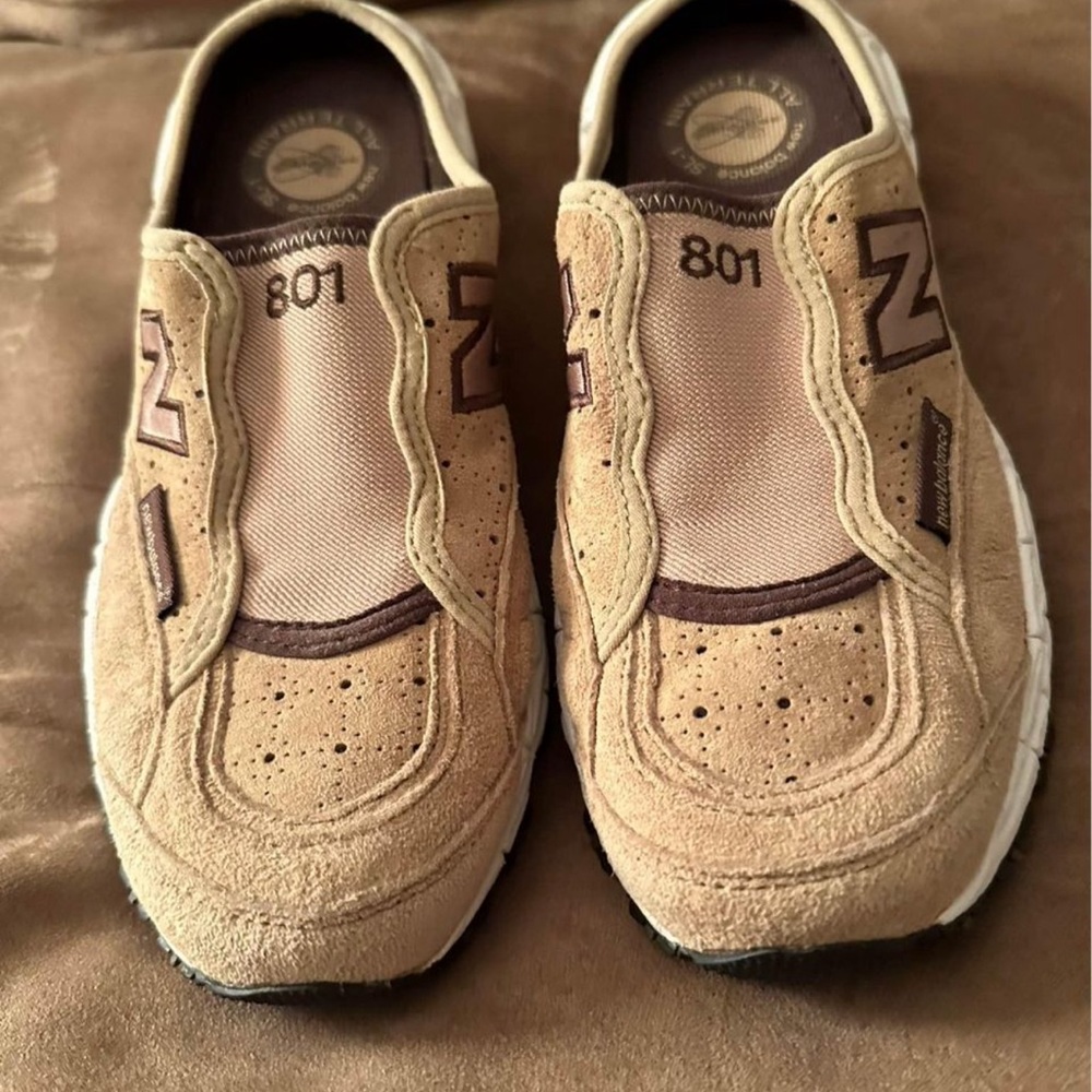 New Balance 801 Slip on All Terrain Beige Shoes 8